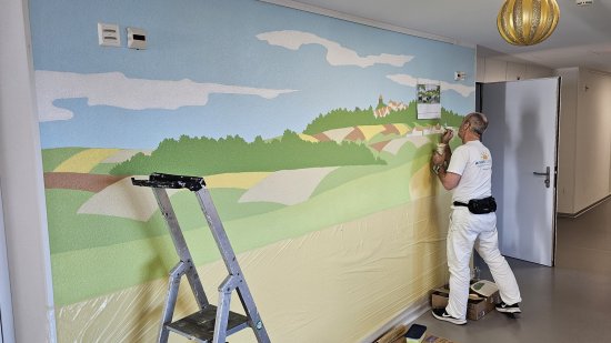 Image La Fondation Anouk au HMG - Fresques thérapeutiques